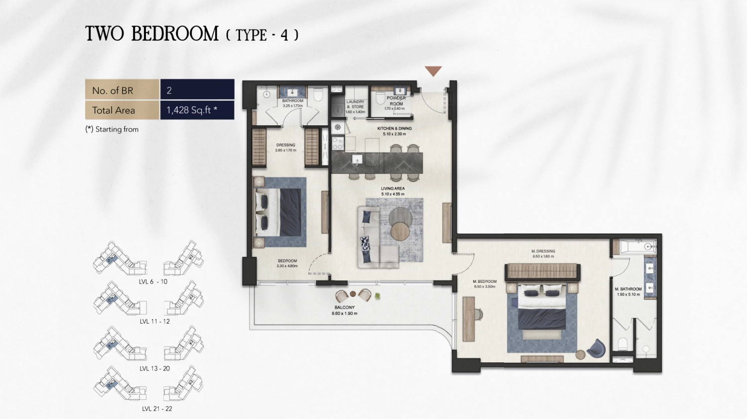 2 BR - Type B